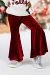 "Holly Jolly" Velvet Bell Bottom Set