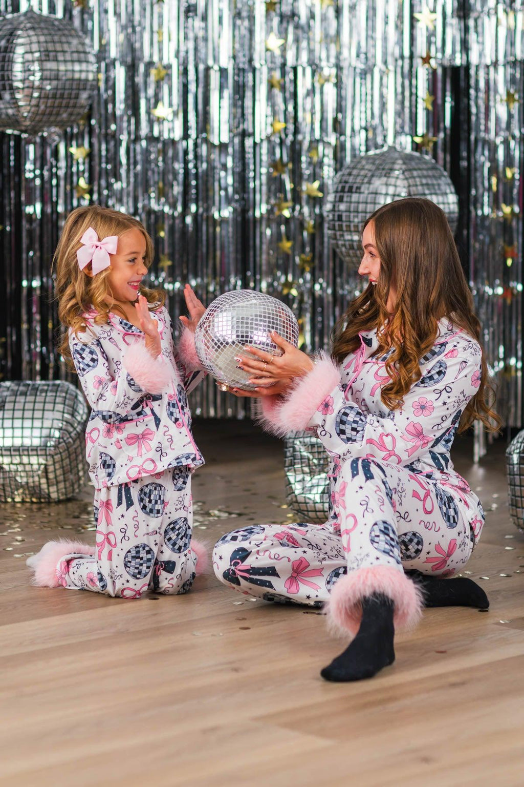 Mom & Me - Fuzzy Disco Pajamas
