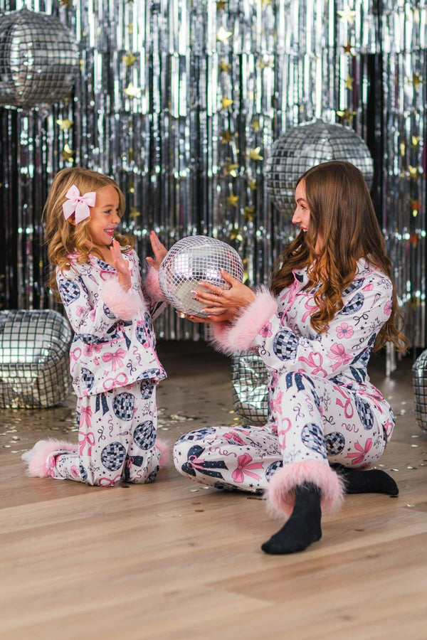Mom & Me - Fuzzy Disco Pajamas