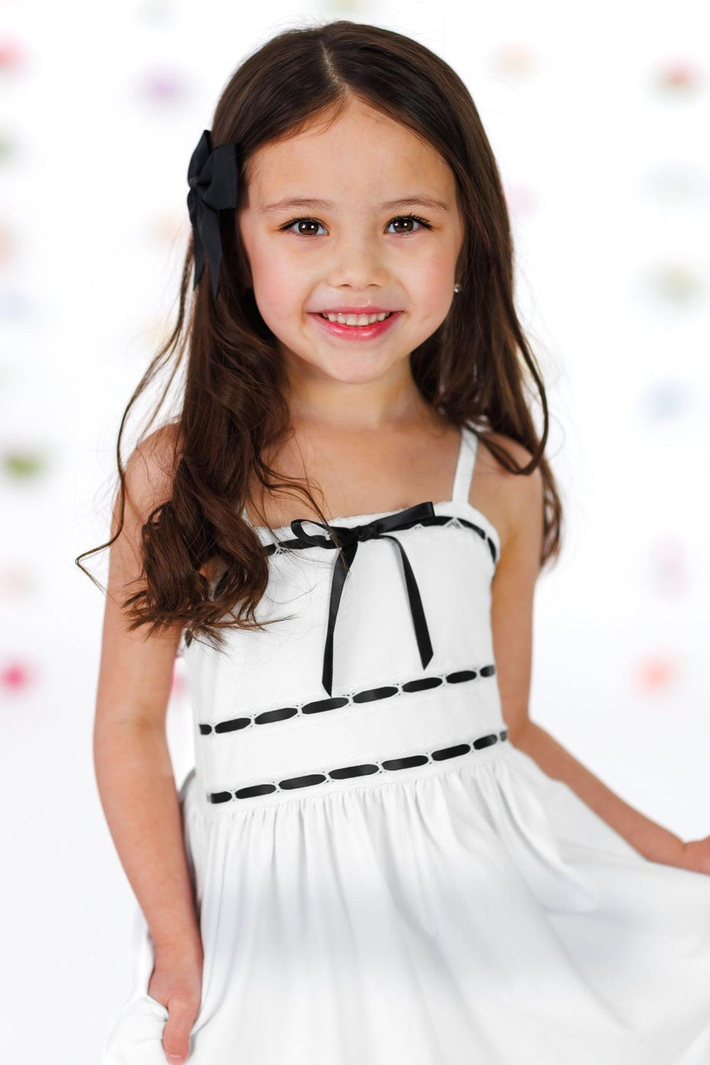 Mom & Me - Lace Ribbon Tank Dress | Sparkle in Pink