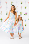 Mom & Me - Pastel Bows Ruffle Dress | Sparkle in Pink