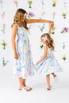 Mom & Me - Pastel Bows Ruffle Dress | Sparkle in Pink