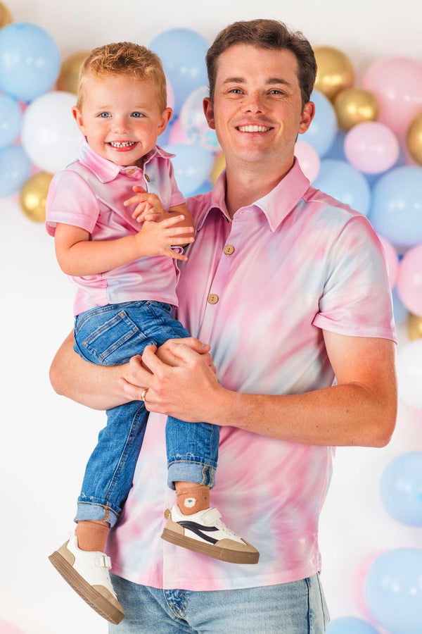 Pastel Tie Dye Family Set | Sparkle in Pink