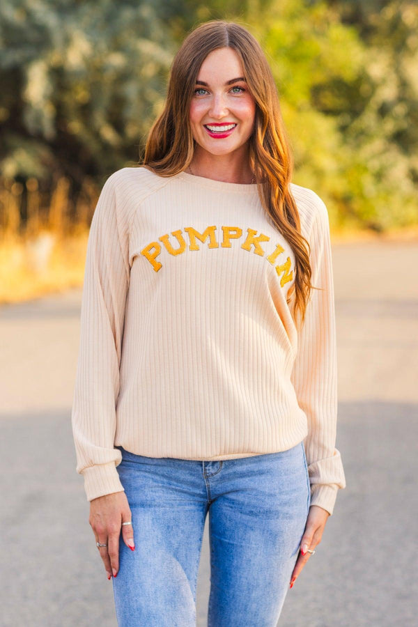 Mom & Me - "Pumpkin & Spice" Chenille Patch Top | Sparkle in Pink
