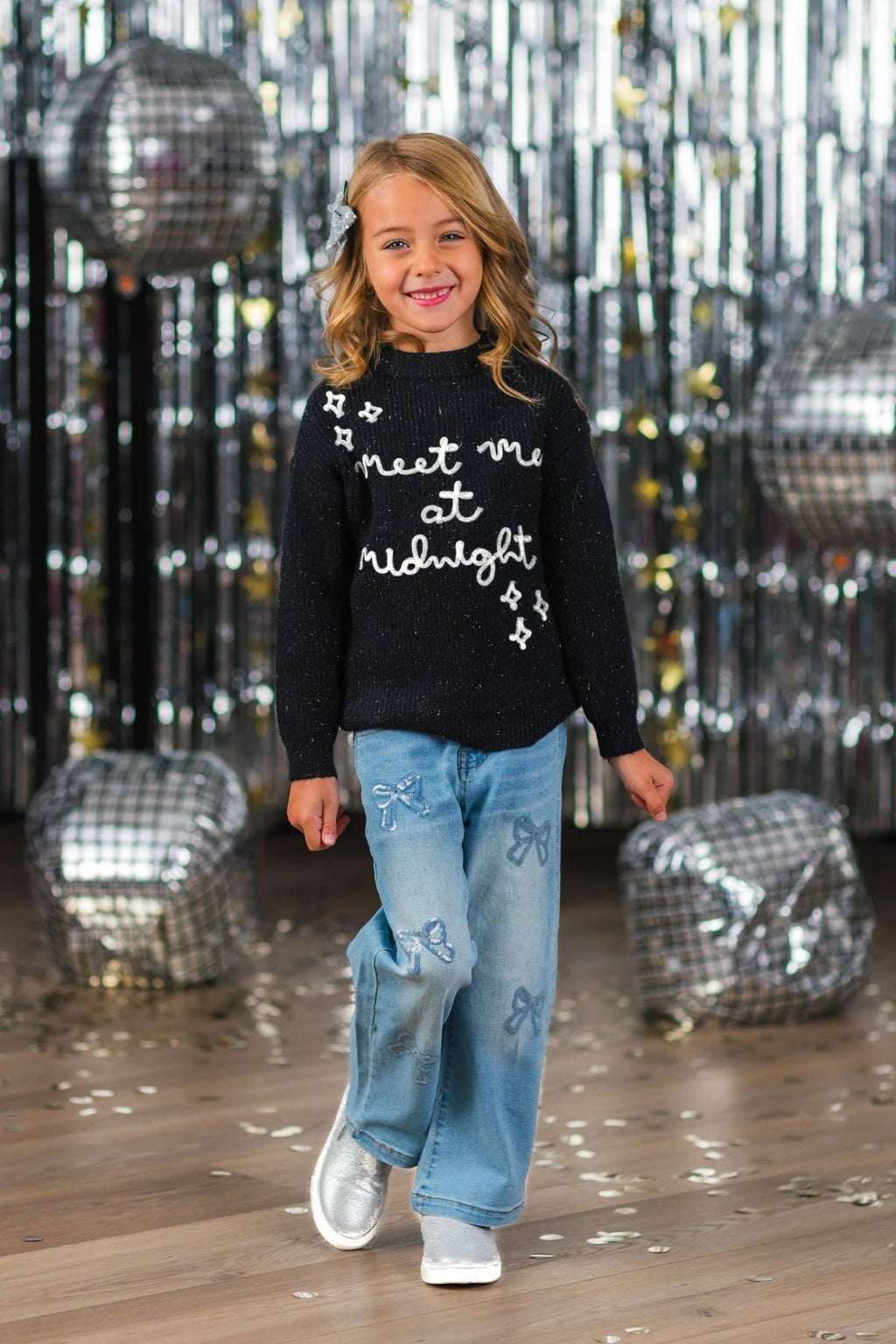 Mom & Me - "Meet Me At Midnight" Knit Sweater