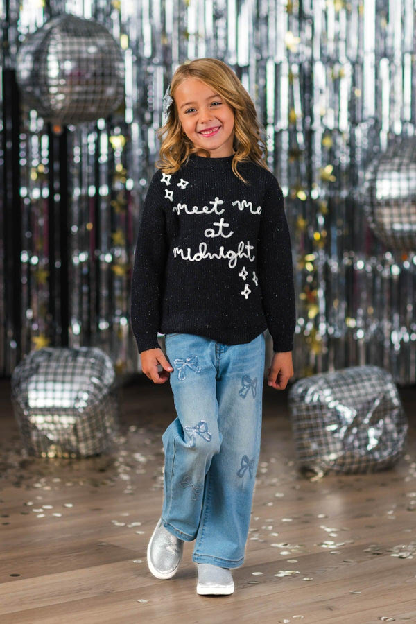 Mom & Me - "Meet Me At Midnight" Knit Sweater