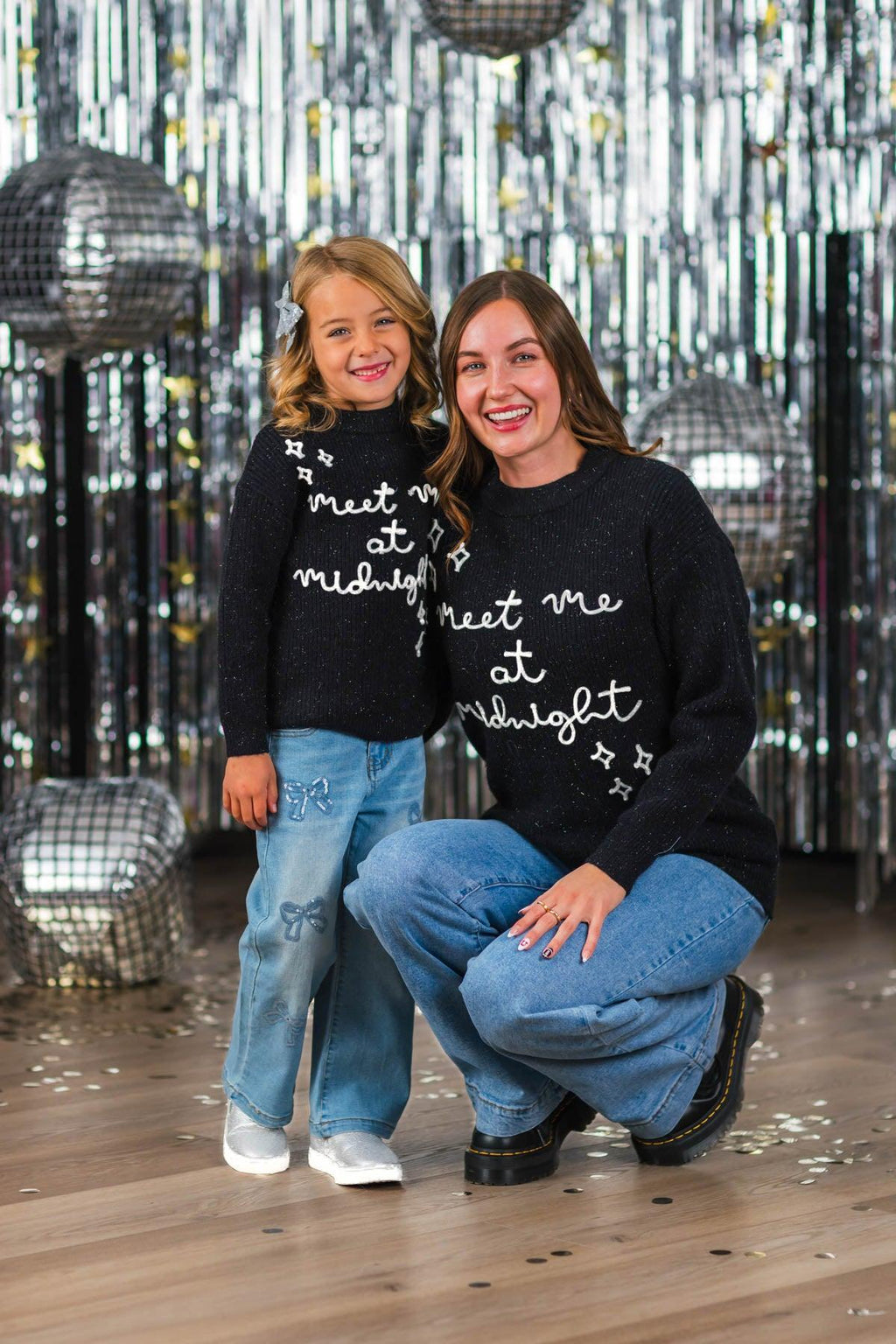 Mom & Me - "Meet Me At Midnight" Knit Sweater