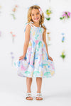 Mom & Me - Pastel Bows Ruffle Dress | Sparkle in Pink