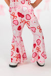 Pink Hearts & Bows Bell Bottom Jumpsuit