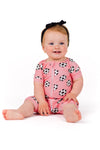 Pink Bamboo Soccer Ball Onesie | Sparkle in Pink