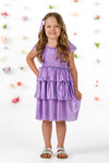 Mom & Me - Metallic Ruffle Dress | Sparkle in Pink