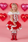 "Love, All Day Every Day" Tutu Skirt Set | Sparkle in Pink