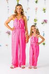 Mom & Me - Stripe Jumpsuit | Sparkle in Pink