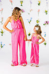 Mom & Me - Stripe Jumpsuit | Sparkle in Pink
