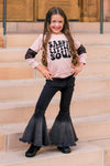 "Sassy Little Soul" Denim Bell Bottom Set | Sparkle in Pink