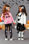 "You Go Ghoul" Pink Sweater Legging Set | Sparkle in Pink