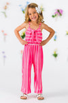 Mom & Me - Stripe Jumpsuit | Sparkle in Pink
