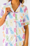 Mom & Me - Bamboo Peep Pajamas | Sparkle in Pink