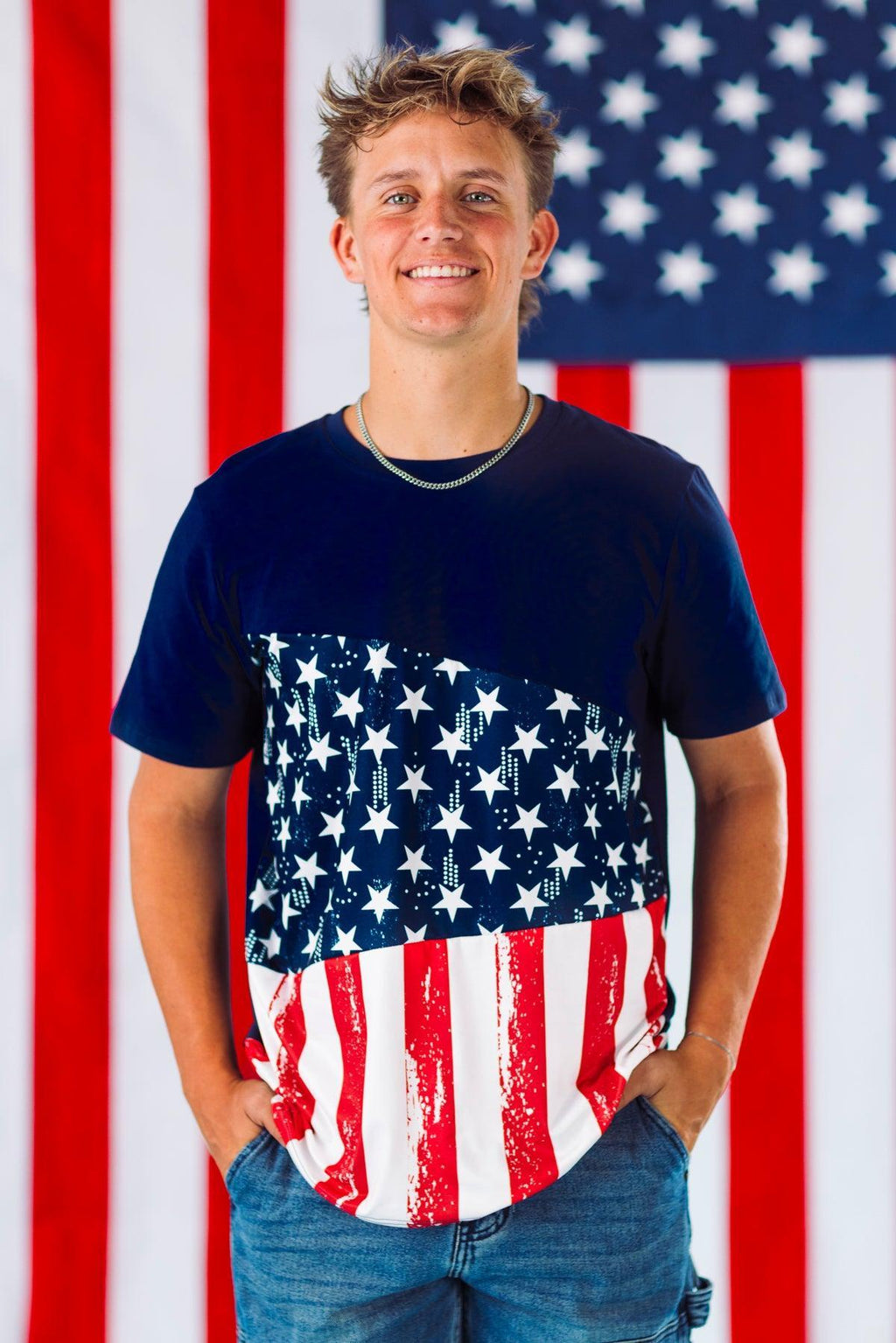 American Flag Matching Family Set | Sparkle in Pink