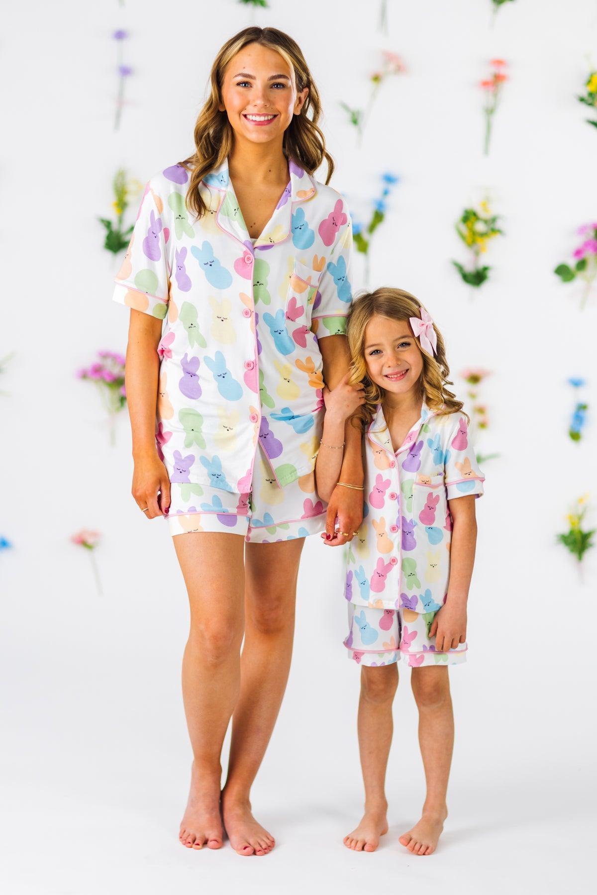 Mom & Me - Bamboo Peep Pajamas