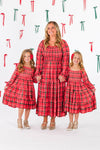 Family Red & Green Plaid Dresses & Tops