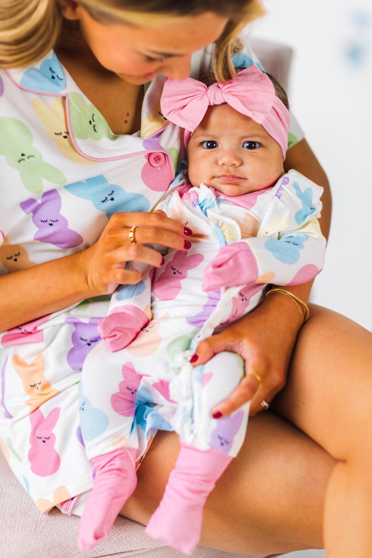 Mom & Me - Bamboo Peep Pajamas