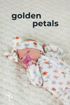 Bamboo Golden Petals Onesie | Sparkle in Pink