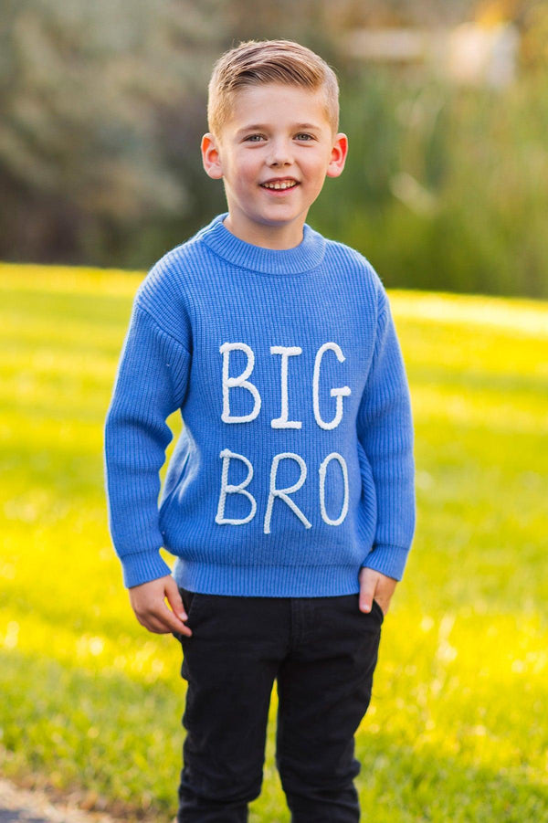 "Big Sis, Lil Sis, Big Bro, Lil Bro" Knit Sweater