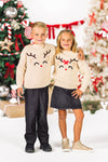 Reindeer Knit Sweater - Boy or Girl