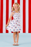 White American Flag Family Set | Sparkle in Pink