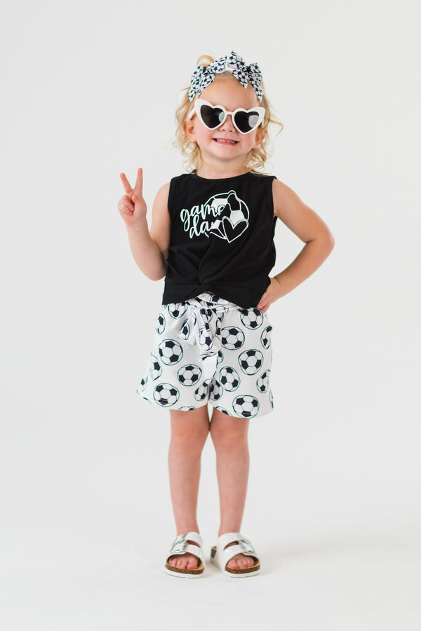 "Game Day" Soccer Short Set | Sparkle in Pink