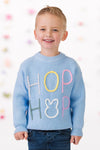 "Hop Hop" Pastel Knit Sweater - Boy or Girl | Sparkle in Pink