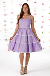 Mom & Me - Lavender Ribbon Ruffle Dress | Sparkle in Pink
