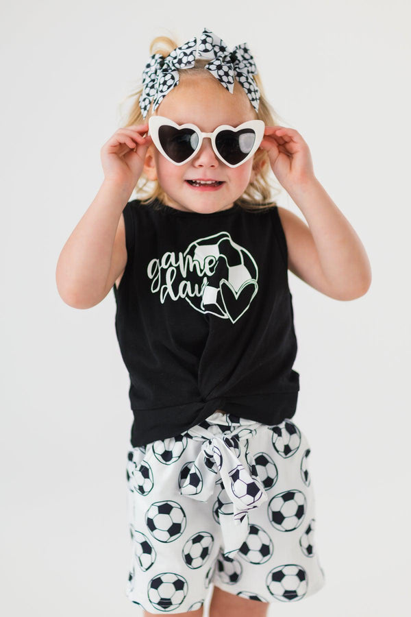 "Game Day" Soccer Short Set | Sparkle in Pink