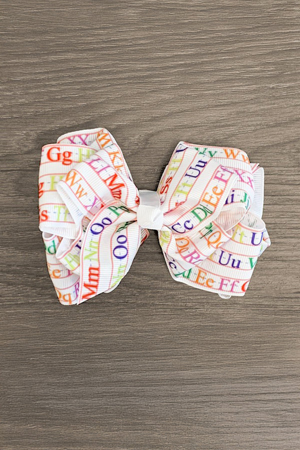 Alphabet Bows | Sparkle in Pink