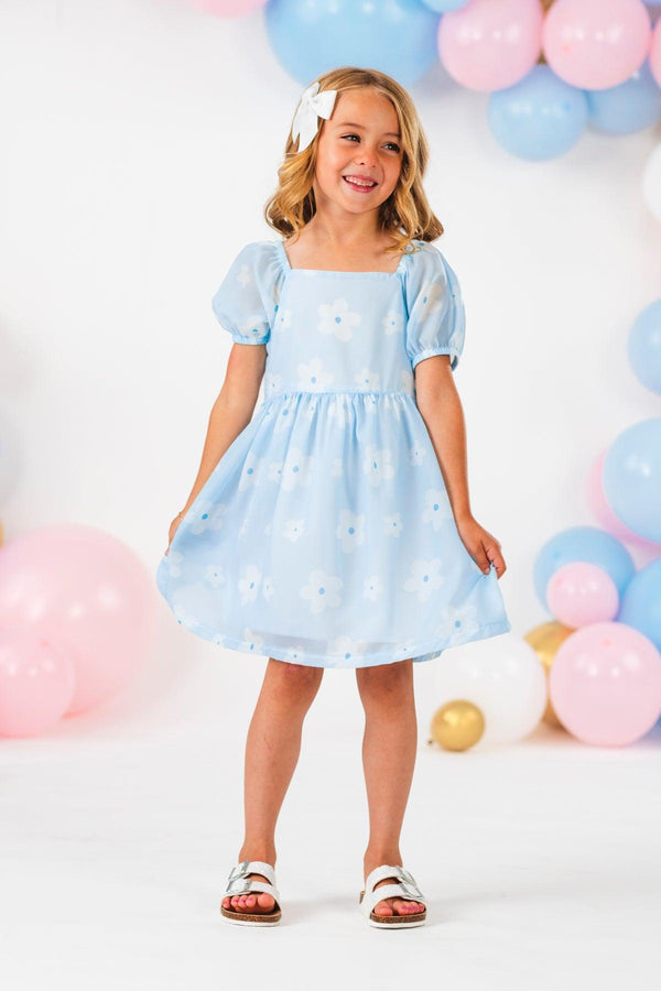 Mom & Me - Blue Gingham Bow Dress | Sparkle in Pink