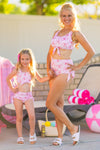 Mom & Me - Pink Bow Bikini