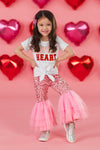 "Sweet Heart" Pink Sequin Bell Bottom Set | Sparkle in Pink