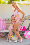 Mom & Me - Pink Bow Bikini