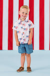 White American Flag Family Set | Sparkle in Pink
