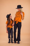 Mom & Me - "Meet Me at the Pumpkin Patch" Tie Top | Sparkle in Pink
