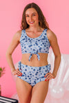 Mom & Me - Blueberries & Bows Bikini | Sparkle in Pink