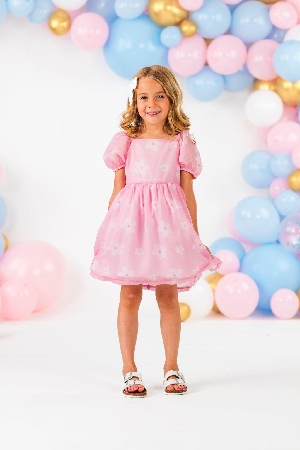 Mom & Me - Flower Print Dress | Sparkle in Pink