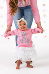 Mom & Me - "He Is Risen" Top & Skirt Set | Sparkle in Pink