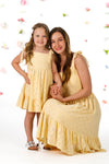 Mom & Me - Yellow Eyelet Tank Dress | Sparkle in Pink