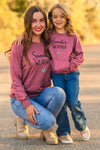 Mom & Me - "Sweater Weather" Pullover | Sparkle in Pink