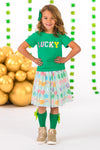 "Lucky" Charms Tutu Skirt Set | Sparkle in Pink
