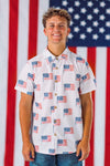 White American Flag Family Set | Sparkle in Pink