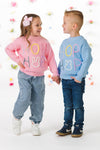 "Hop Hop" Pastel Knit Sweater - Boy or Girl | Sparkle in Pink