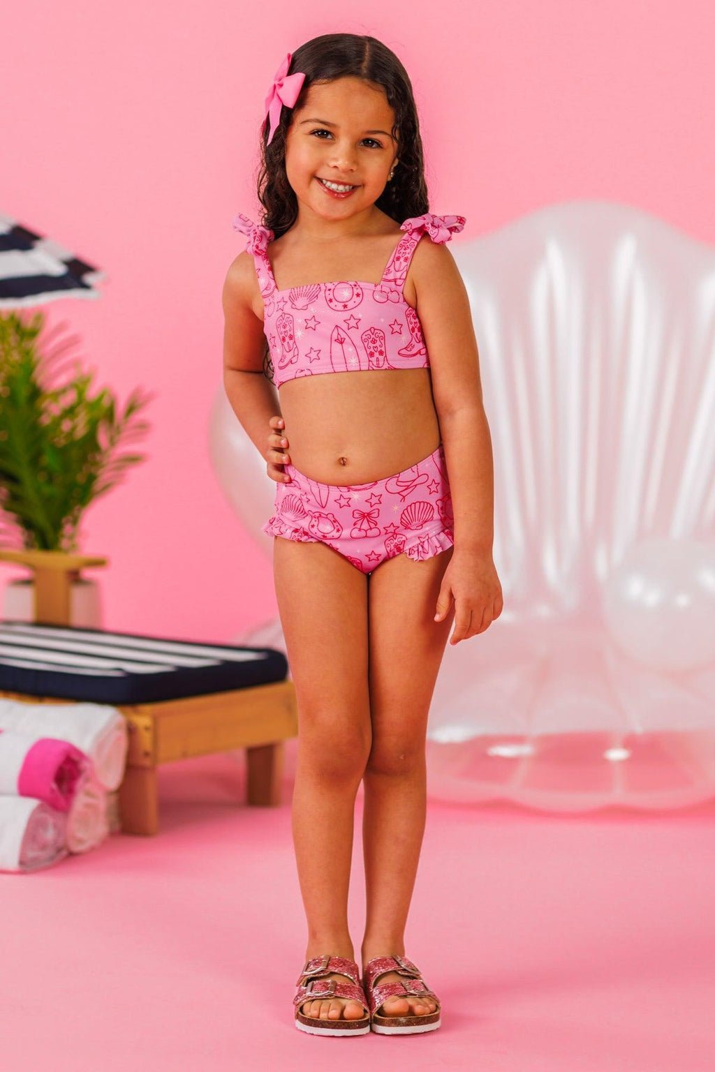 Pink Summer Cowgirl Bikini | Sparkle in Pink